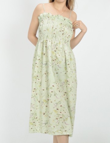 Rochie medie SHEIN, verde, XS