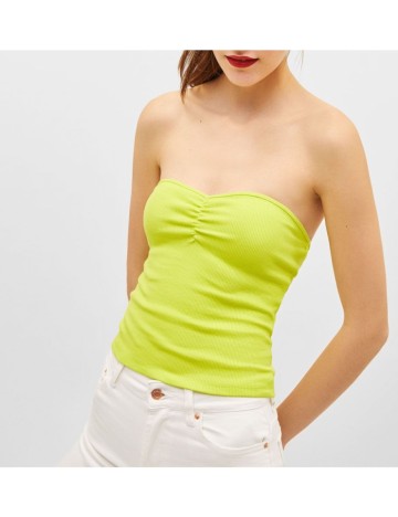 Bustiera Bershka, verde, M