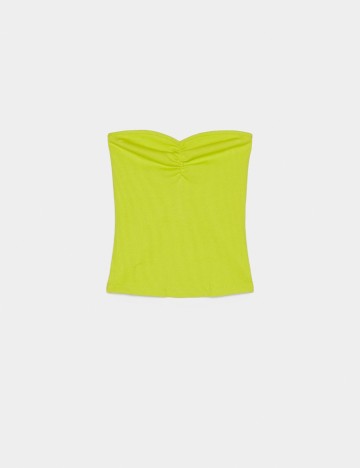 Bustiera Bershka, verde, M