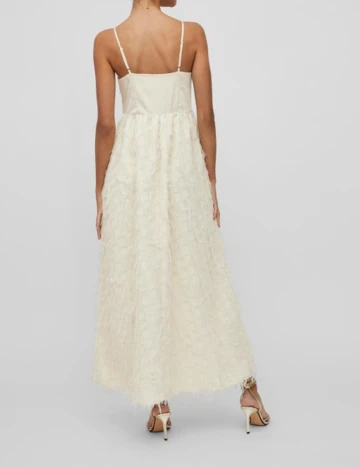 Rochie lunga Vila, bej