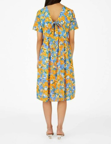 Rochie medie Object, floral, 38