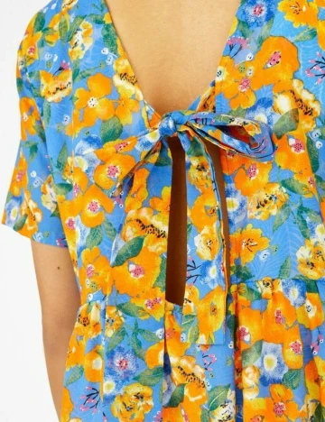 Rochie medie Object, floral, 38