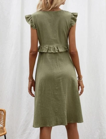 Rochie Scurta SHEIN, verde, M