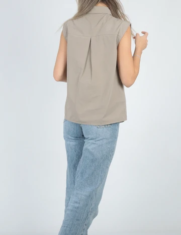 Camasa Vero Moda, bej, M
