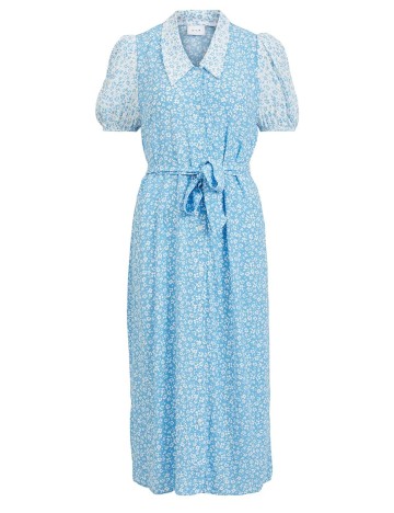 Rochie medie Vila, albastru, 38