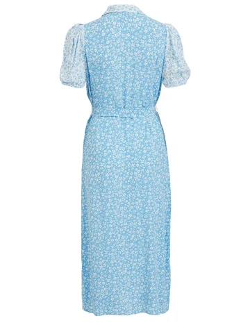 Rochie medie Vila, albastru, 38