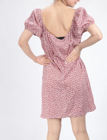 Rochie Scurta SHEIN, roz pudra, S Roz