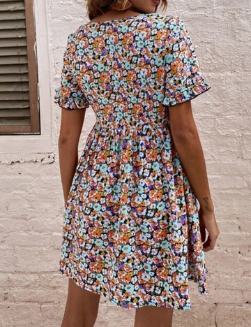 Rochie scurta SHEIN, floral, S