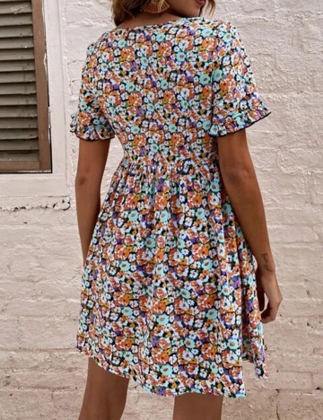 Rochie scurta SHEIN, floral, S