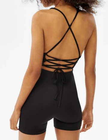 Salopeta Bershka, negru, M