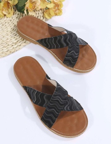 Slapi SHEIN, negru, 39