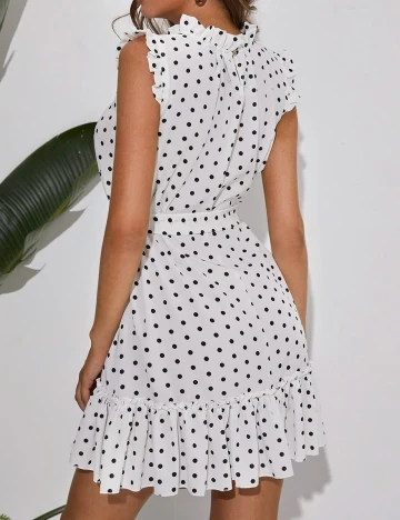 Rochie Scurta SHEIN, alb, L