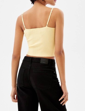 Top Bershka, galben, XL
