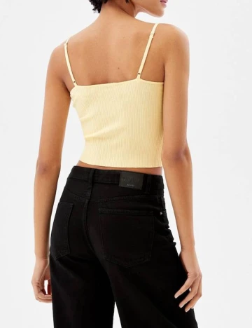 Top Bershka, galben, XL