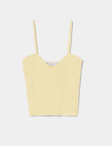 Top Bershka, galben, XL