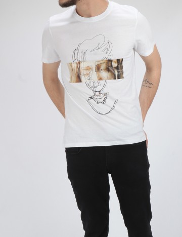 Tricou SHEIN, alb, S