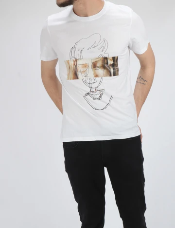 Tricou SHEIN, alb, S Alb