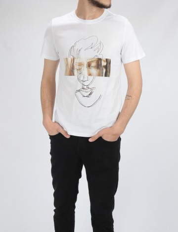 Tricou SHEIN, alb, S