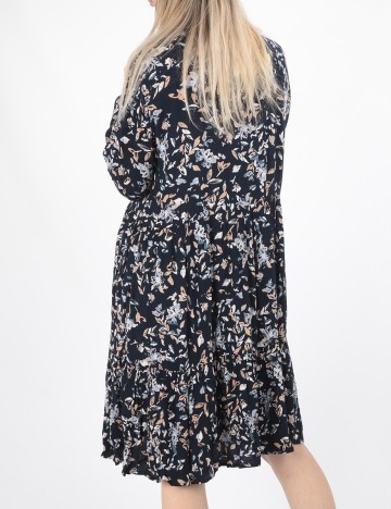 Rochie scurta Kaffe, bleumarin inchis, 38