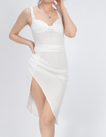 Rochie scurta SHEIN, alb, XS