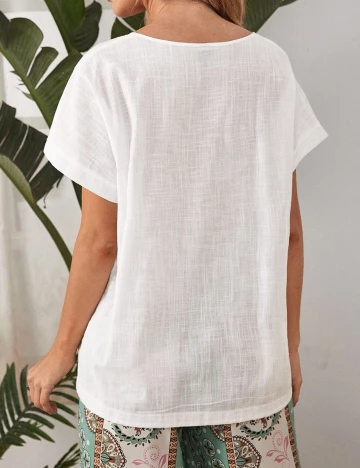 Tricou Emery Rose, alb, XL