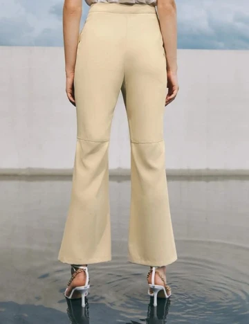 Pantaloni SHEIN, crem, L