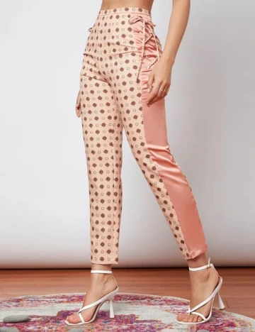Pantaloni SHEIN, piersica, XS Portocaliu
