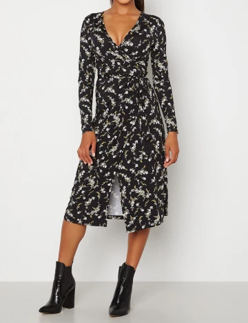 Rochie medie Chiara Forthi, negru, XS Negru