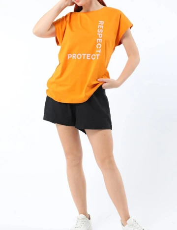Tricou Vero Moda, portocaliu, M Portocaliu