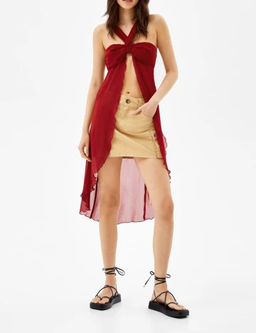 Bluza Bershka, visiniu, M Rosu