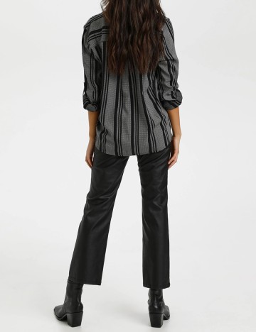 Camasa Kaffe, alb/negru