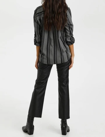 Camasa Kaffe, alb/negru