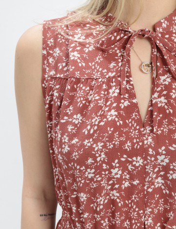 Rochie lunga Only, roz pudra, M