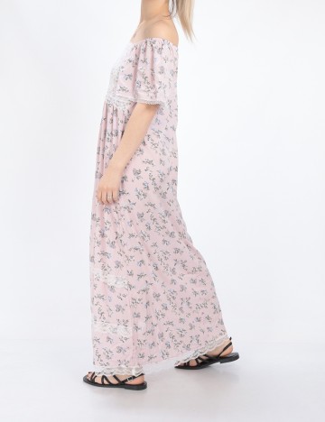 Rochie lunga SHEIN, roz, S