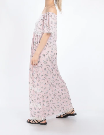 Rochie lunga SHEIN, roz, S