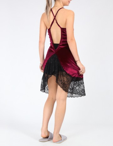 Rochie scurta de noapte SHEIN, visiniu