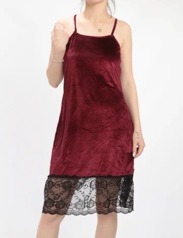 Rochie scurta de noapte SHEIN, visiniu