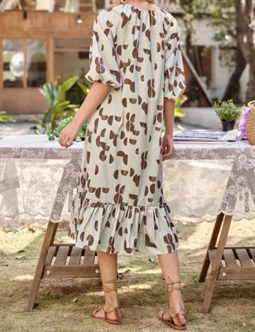 Rochie medie SHEIN, bej, S
