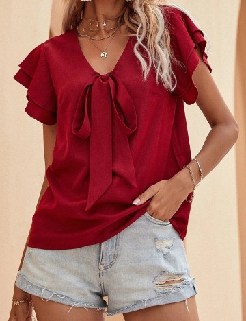 Bluza SHEIN, rosu, XL