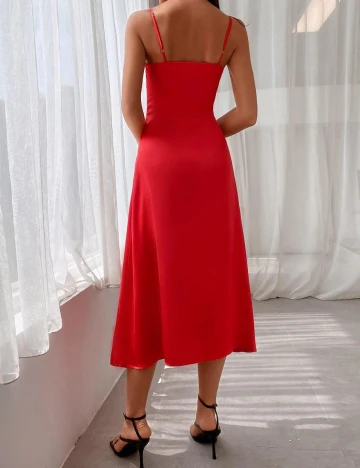 Rochie Medie SHEIN, rosu, L Rosu