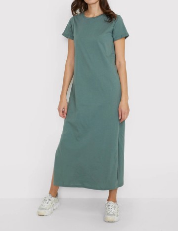 Rochie lunga Kaffe, verde, XL