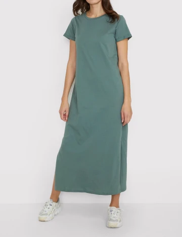 Rochie lunga Kaffe, verde, XL