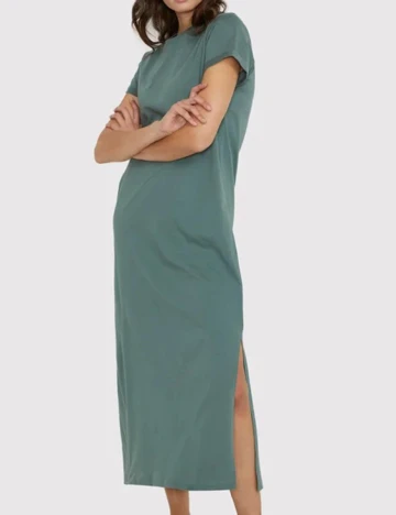Rochie lunga Kaffe, verde, XL