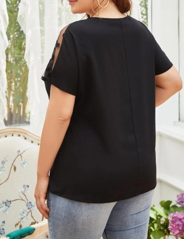 Bluza SHEIN Curve, negru, 1 XL