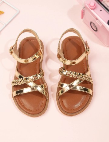 Sandale Shein Kids, auriu, 36