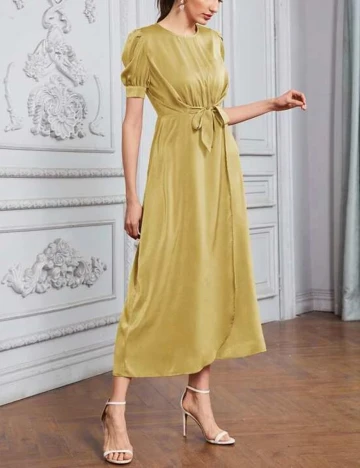 Rochie Lunga SHEIN, galben, M