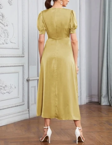 Rochie Lunga SHEIN, galben, M