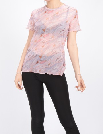 
						Tricou Only, roz, M