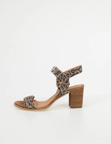 Sandale Excellent, animal print, 41