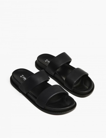 Slapi CROPP, negru, 36